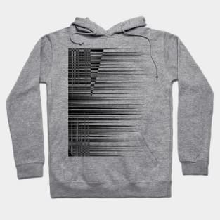 Speed sharp  lines gradient pattern texture Hoodie